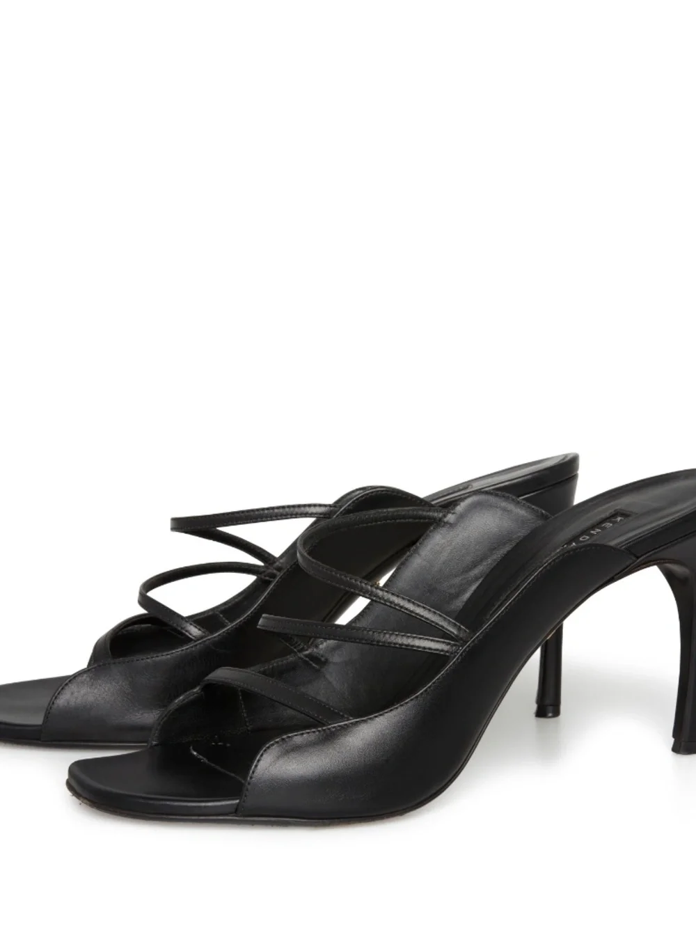 kendall miles | racy sandals | open toe | heeled | black | size: IT 43 (US: 13)